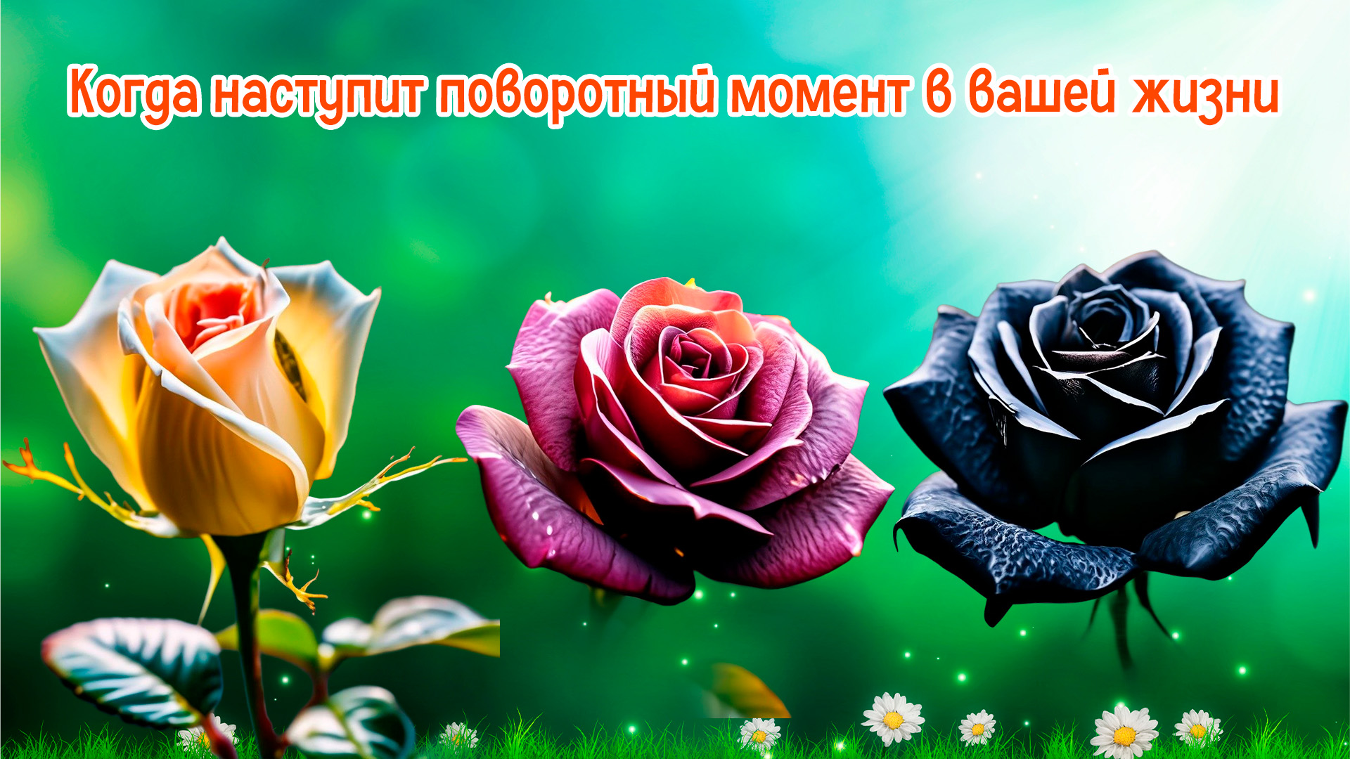 Когда наступит поворотный момент в вашей жизни, выберите розу смотреть онлайн