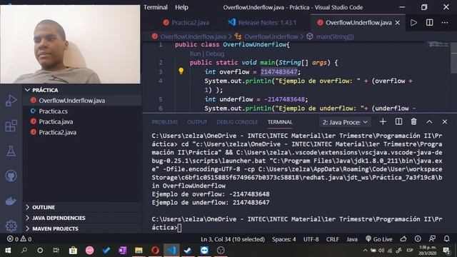 Explicando los errores Overflow y Underflow sobre datos enteros de 32 bits. смотреть онлайн