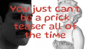 Don’t try suicide (lyric) Freddie Mercury Queen