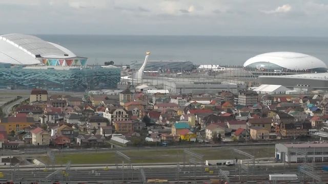 Сочи-2014. Олимпийские дворцы в Имеретиской долине. смотреть онлайн