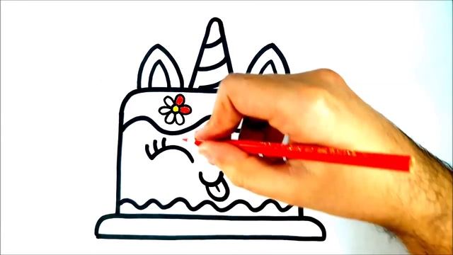 HOW TO DRAW A CUTE CAKE EASY STEP BY STEP смотреть онлайн