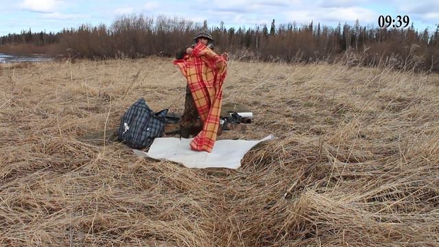 Охота на утку в окрестностях Туруханска (с. Фарково, май 2016) смотреть онлайн