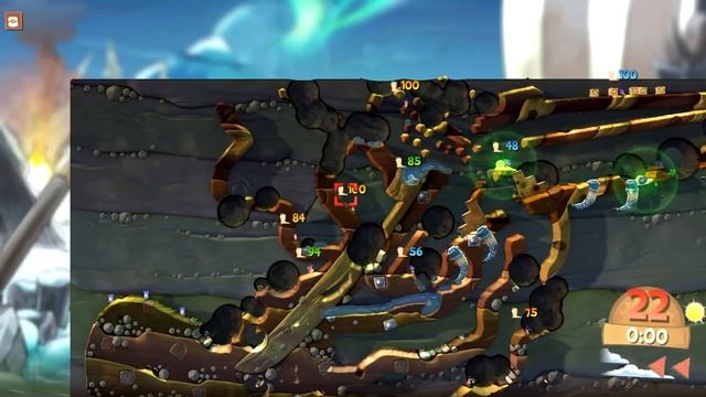 [258] Can't Run From The Squid Attack! (Worms: Clan Wars) смотреть онлайн