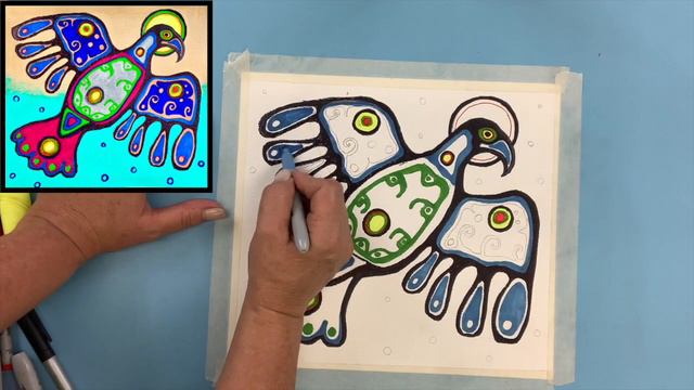 Jak malować obraz w stylu Kanadyjskiego Indiańskiego Artysty Jim Oskineegish смотреть онлайн