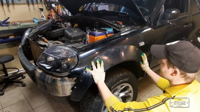 Фендеры на арки. Расширители арок. Тюнинг Нива Шевроле (часть 1) смотреть онлайн