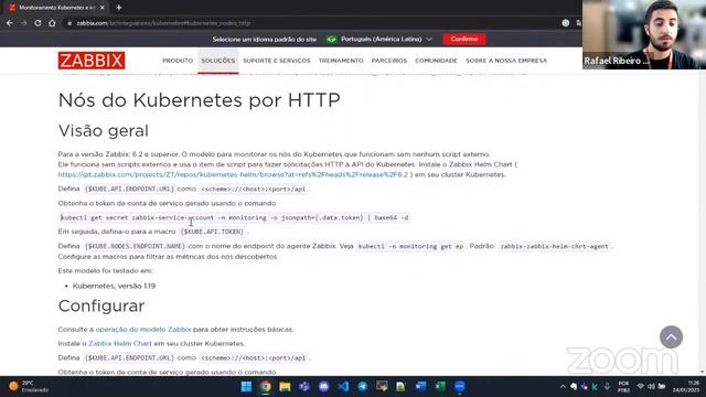Webinar Monitoramento de kubernetes com Zabbix смотреть онлайн