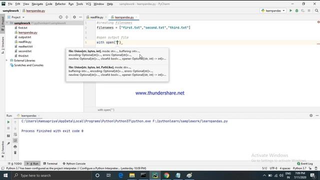 Python Exercise #1 | How to open multiple files in python and write | Technolazy смотреть онлайн