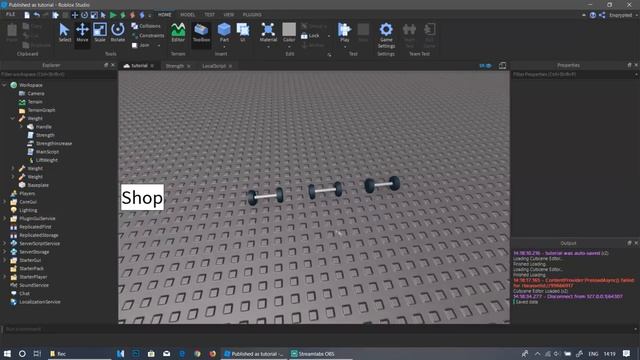 ✔How to Make a Simulator Game on ROBLOX! Part 2: Shop, new weights and player growth! смотреть онлайн