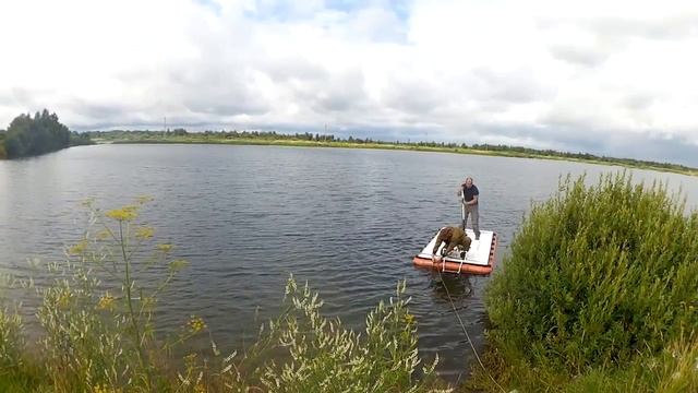PVC Pipe Boat! Плот из пвх труб.