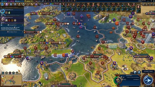 Roma, a eterna inimiga | Civilization 6 #18 - Inglaterra Português PT-BR смотреть онлайн
