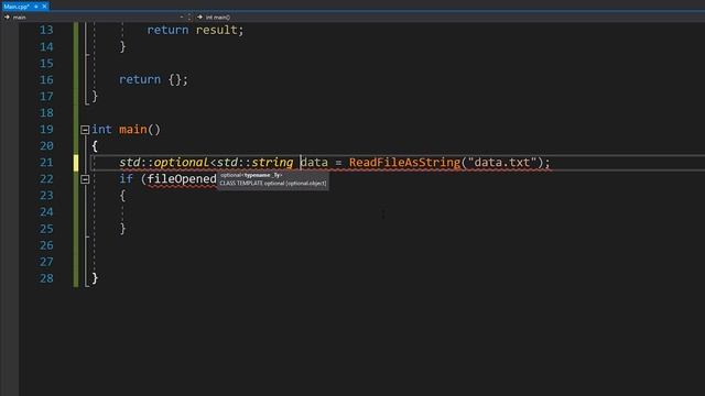 How to Deal with OPTIONAL Data in C++ смотреть онлайн