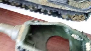 Танк тигр 2 из пластилина