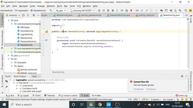 SQlite Android Studio tutorial. Forgot Password in Login and Register Form SQLite смотреть онлайн