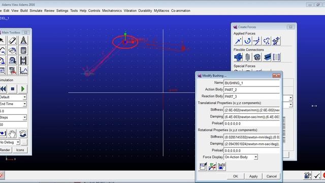 ADAMS Force elements- Part 1 смотреть онлайн