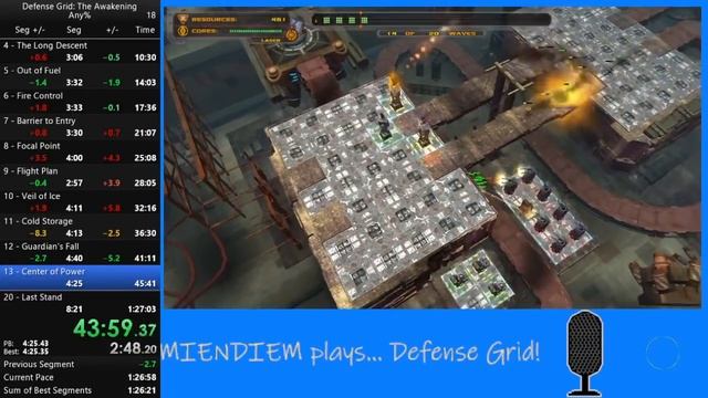 Defense Grid: The Awakening - any% World Record speedrun in 1h26m55s смотреть онлайн