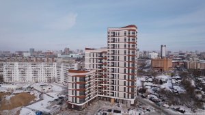 Квартал "Беринг" в Новосибирске - Ход строительства Февраль 2023
