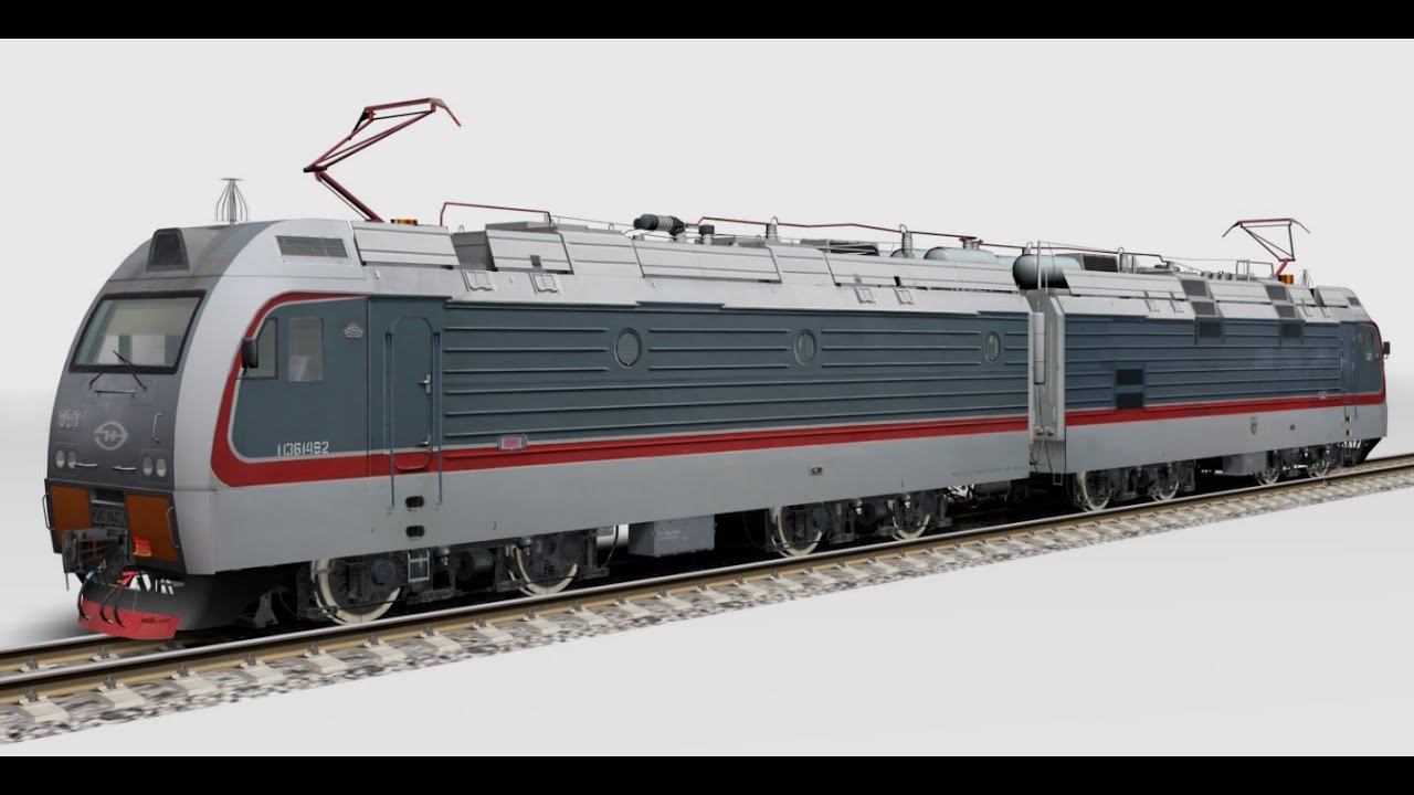 Устройство и расположение оборудования на электровозе 3ЭС5К (Ермак)/3ES5K electric locomotive Yermak смотреть онлайн