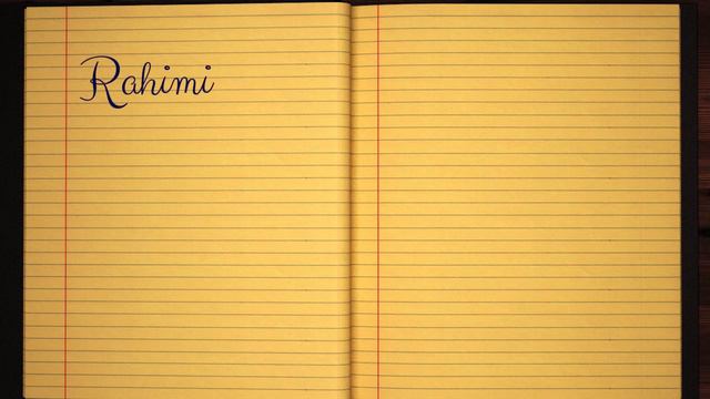 Learn how to Write the Name Rahimi Signature Style in Cursive Writing смотреть онлайн