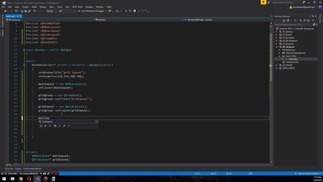visual c++ Qt 06: QGridLayout, QGroupBox, QTextEdit смотреть онлайн