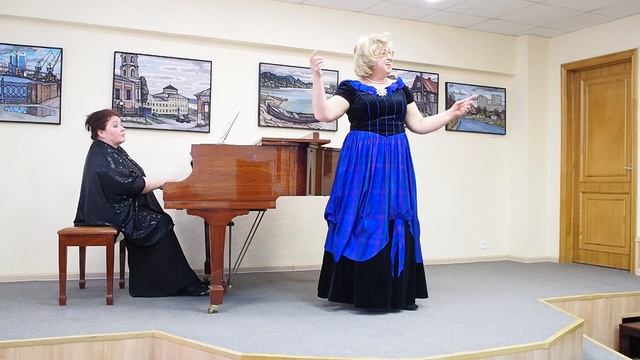 09 Россини Неаполитанская тарантелла. Галина Перфильева, Людмила Калинина.MOV