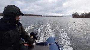 Обкатка лодочного мотора GLADIATOR 9.9 PRO (20) на лодке X-River Rocky 415