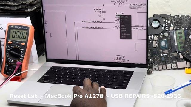 MacBook Pro A1278 USB PORTS repairs (820-2936) смотреть онлайн