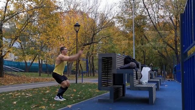 Опасный прыжок качка-дурачка на высокую лавку. Не повторять ) смотреть онлайн