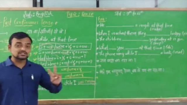 Past continuous tense for class 9 to 12 смотреть онлайн