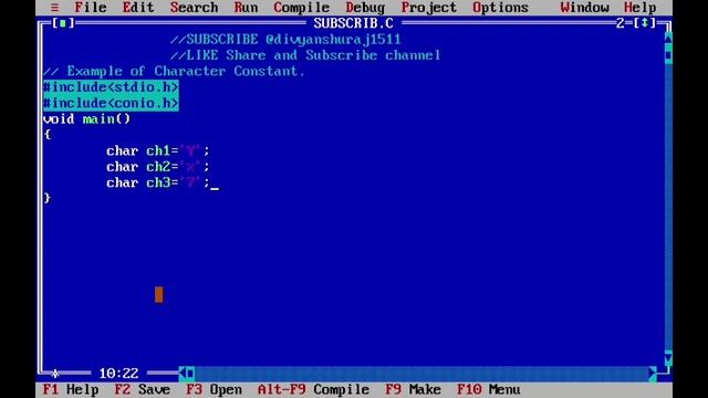 Write a program to explain the Character constant ||C++ || Turboc ||Explanation of Above Descriptio смотреть онлайн