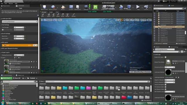 Строим очередную пещеру, подбираем музыку. ч.68 #art #3d #ue4 #indiedev #blender смотреть онлайн