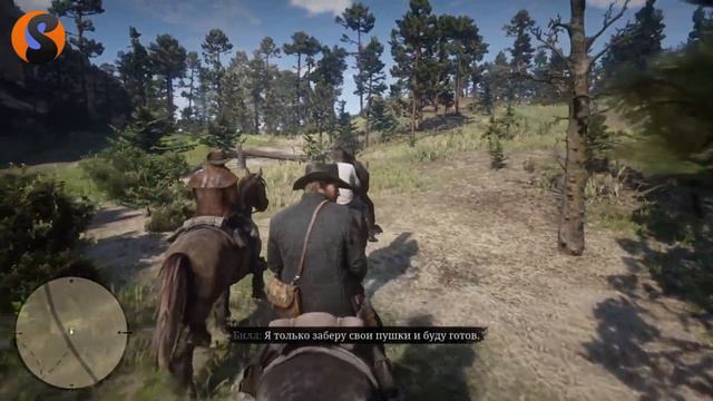 Red Dead Redemption 2 #4 - Путь в Валентайн и перестрелка с бандитами О'Дрисколла смотреть онлайн