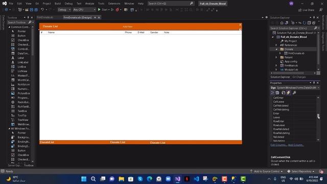 Full Project Donate Blood VB and Sql server смотреть онлайн