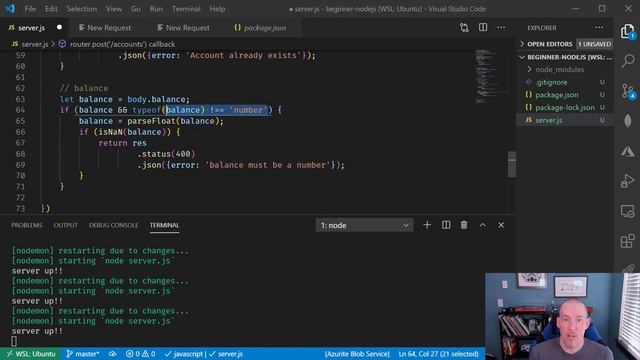 Node.js Beginner Series (20/26) How to create an API that receives JSON with Node.js and Express смотреть онлайн