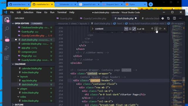 LARAVEL GUARD DASH #38 laravel 7 fullCalendar смотреть онлайн