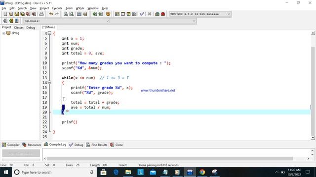 Part 5 While Loop C Programming смотреть онлайн