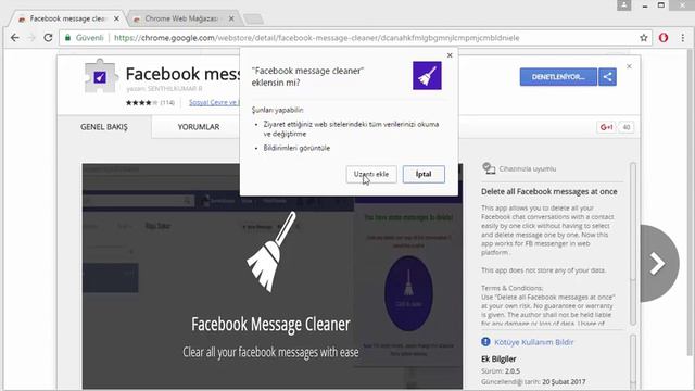 Facebook Toplu Mesaj Silme Nasıl Yapılır - Facebook Message Cleaner смотреть онлайн