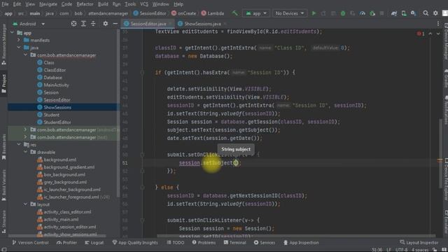 Attendance Manager App for Android using Java and MySQL (Part 5) смотреть онлайн