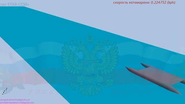 Расчёт ходкости катамарана в star-ccm+. смотреть онлайн