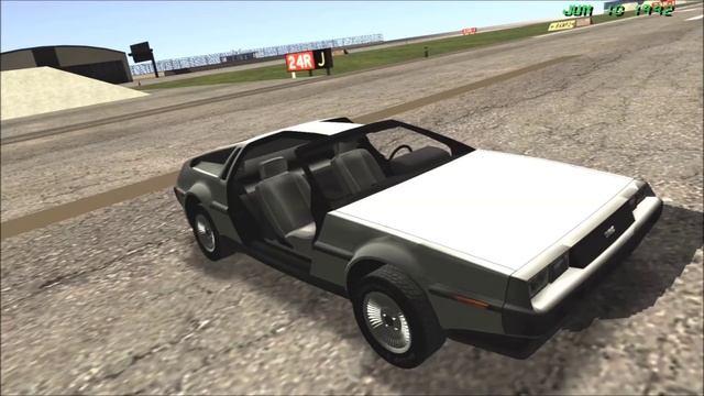 GTASA BTTF MOD Delorean Collection смотреть онлайн