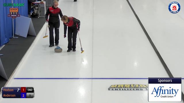 Anderson vs Hodson - Draw 4 - 2022 CurlSask Senior Provincials - Aberdeen, SK смотреть онлайн