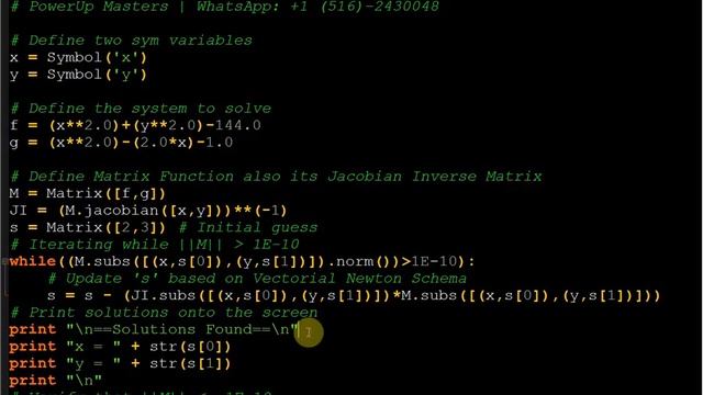 Ultimate Vectorial Newton in Python смотреть онлайн