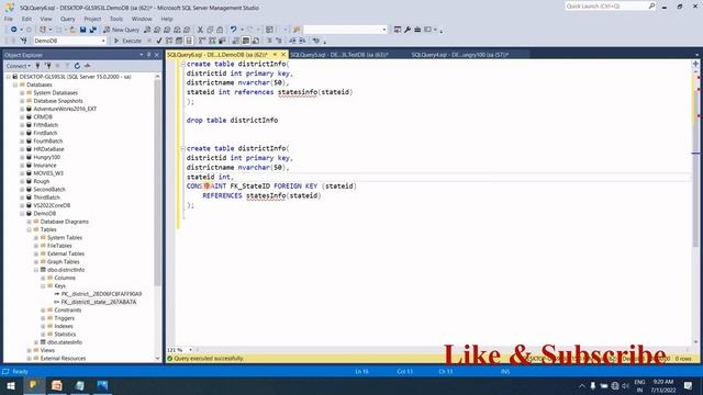 #9 SQL Foreign Key in Telugu| SQL Full Course in Telugu| Foreign Key in SQL Telugu смотреть онлайн