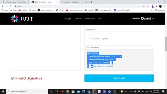 JSON Web Token - Introduction | Web - Server | Root Me | CTF | JWT Hacking with none algorithm смотреть онлайн