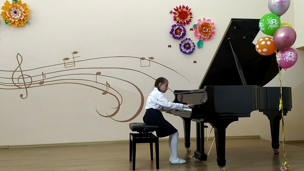 Заворина Злата К.Черни-Гермер- Этюд 29 D-dur ДМШ Барабинского района смотреть онлайн