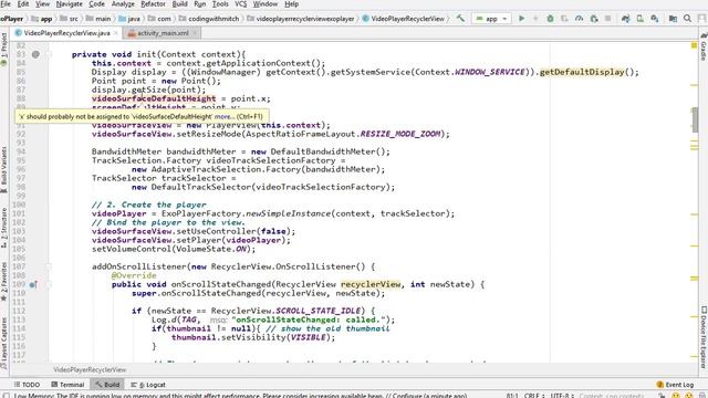Playing Video in a RecyclerView with ExoPlayer смотреть онлайн