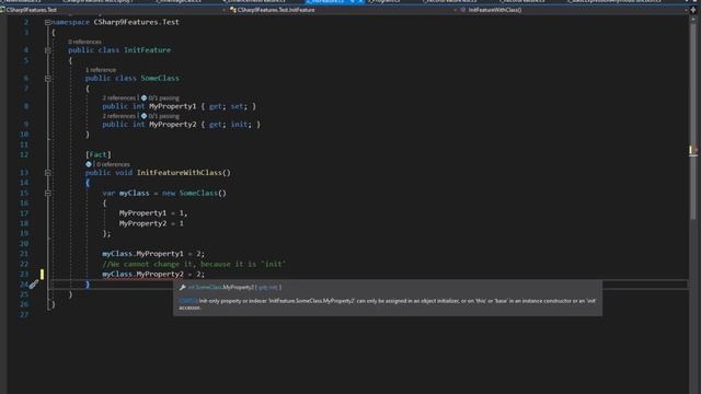 C# 9 Features (Record, Init, Top-level, Pattern matching, Fit and finish features) смотреть онлайн
