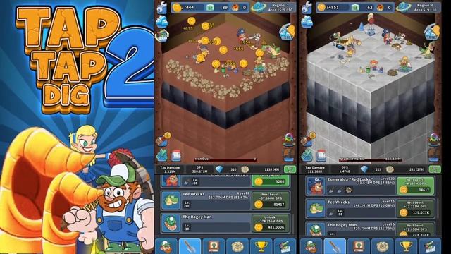 TAP TAP DIG 2 - IDLE MINE SIM : LIVE GAMEPLAY : RACE FOR TOP 1 (FREE - ANDROID, iOS GAME) PART 1 смотреть онлайн