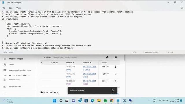 SDE Assignment 2: Part 1 : Building VMs and sending data without API: Roll: M21AIE256 смотреть онлайн