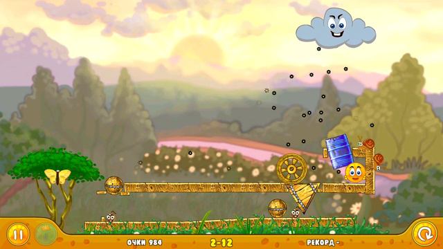 Cover Orange - Эпизод 2 уровни 11-15 прохождение логические игры про апельсин и злое облако #7