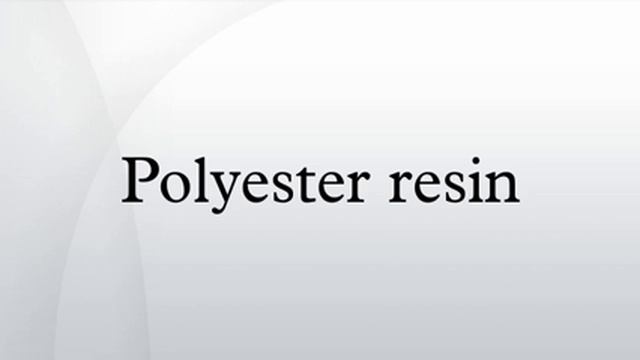 Polyester Resin